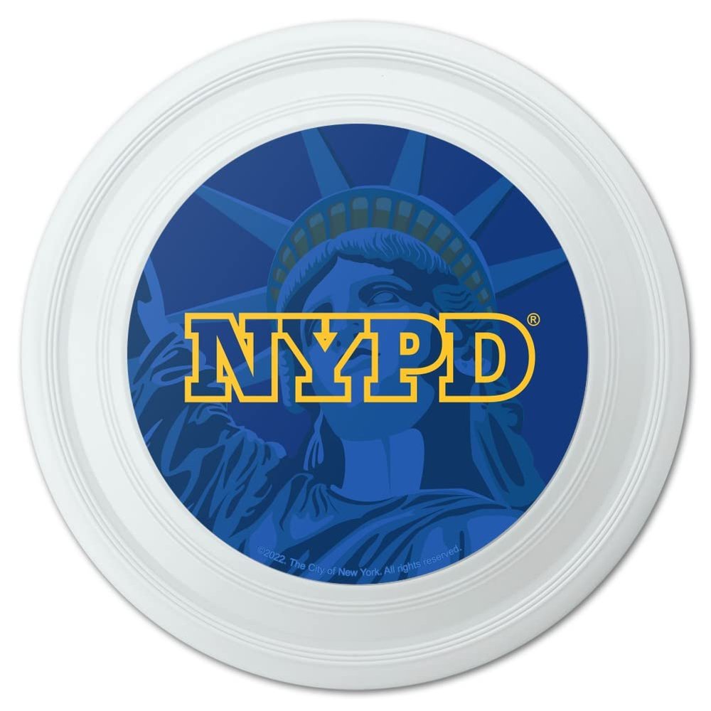 GRAPHICS & MORE NYPD Statue of Liberty Novelty 9" Flying Disc