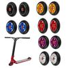 LINFFSTR 2pcs 100mm Scooter Wheels Pair Aluminum Alloy Stunt Scooter Wheels Smooth Bearing Installed Kick Scooter Wheels Set Scooter Replacement Wheels (Color : Blue) view 2