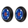 LINFFSTR 2pcs 100mm Scooter Wheels Pair Aluminum Alloy Stunt Scooter Wheels Smooth Bearing Installed Kick Scooter Wheels Set Scooter Replacement Wheels (Color : Blue) view 4