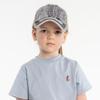 C.C Kids Criss-Cross Elastic Band Stone Washed Denim Baseball Pony Cap for Kids (KIDS-BT-1009) (A Crossed Elastic Band-Stone Washed Denim) view 2