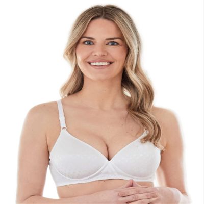 Bestform Womens 5006238 Patterned Wireless Cotton Bra with Light Padding