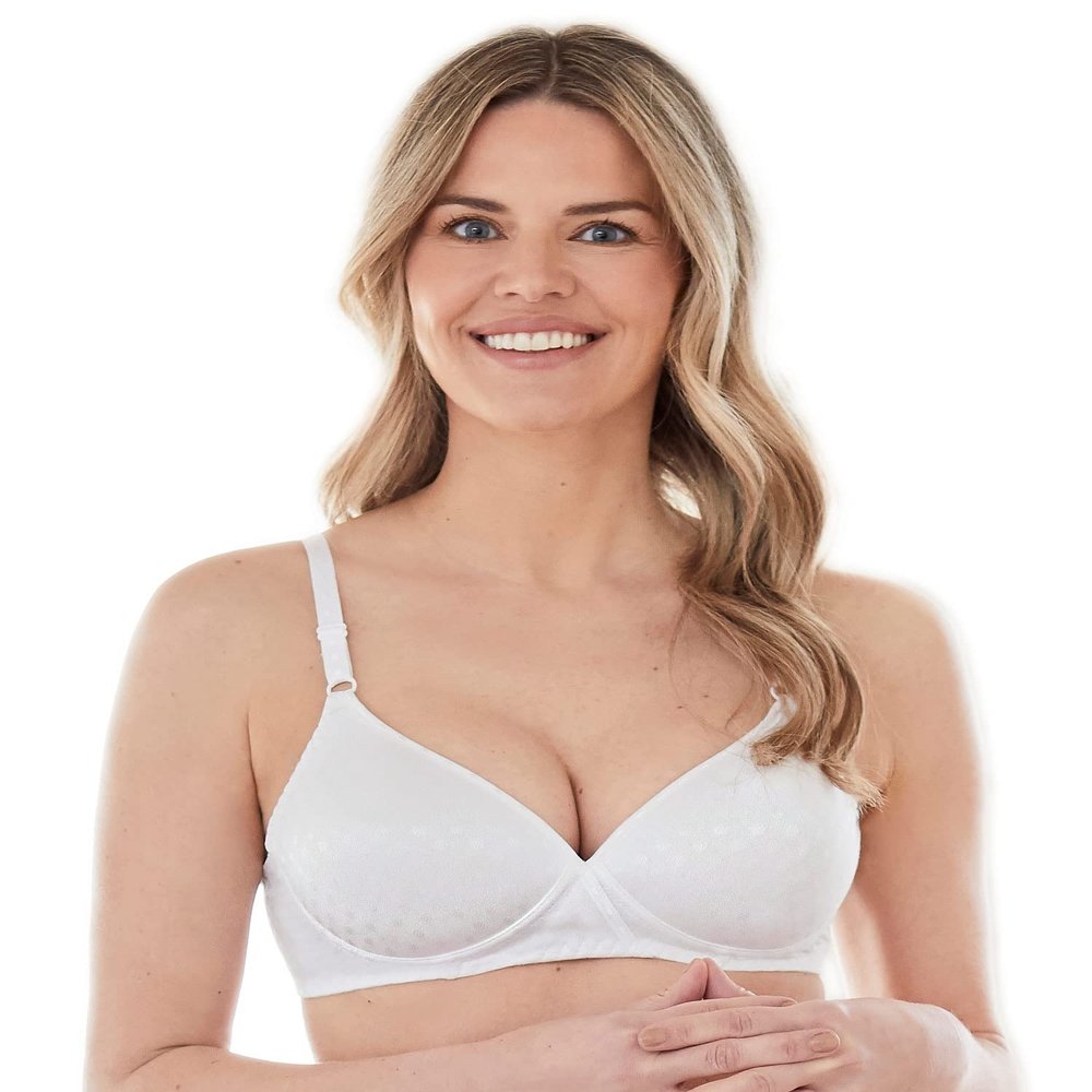 Bestform Womens 5006238 Patterned Wireless Cotton Bra with Light Padding