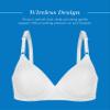 Bestform Womens 5006238 Patterned Wireless Cotton Bra with Light Padding view 4