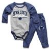 Wes and Willy Baby Sports Fan Penn State Nittany Lions One Piece and Pant Set 24M view 1