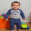 Wes and Willy Baby Sports Fan Penn State Nittany Lions One Piece and Pant Set 24M view 2