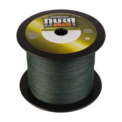 SpiderWire Braid 20lb DuraBraid, 3000yd | 2743m Fishing Line, Moss Green, 1 ct.