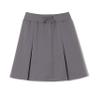 French Toast Girls Uniform Skirts, Pull-On Kick Pleat Scooter, Grey, 20 view 1