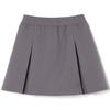 French Toast Girls Uniform Skirts, Pull-On Kick Pleat Scooter, Grey, 20 view 3