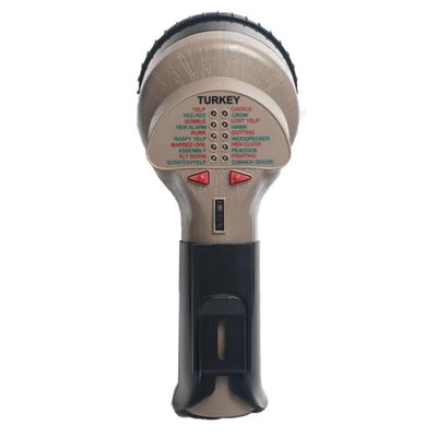 Cass Creek Mega Amp 20X Turkey Call, Loud Handheld Electronic Game Call, 20 Authentic Wild Turkey Sounds, Digital Directional Calling Device, Portable Hunting Gear and Accessories
