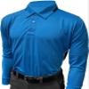 Smitty Men's Collegiate Softball Body Flex Long Sleeve Umpire Shirt (Large, Bright Blue/Midnight Navy) view 1