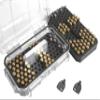 Case Club 204 Round 9mm Waterproof Long Term Storage Case with Silica Gel Dessicant & Clear Lid for Easy View (Lockable) view 1