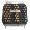 Case Club 204 Round 9mm Waterproof Long Term Storage Case with Silica Gel Dessicant & Clear Lid for Easy View (Lockable) view 3