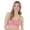 Bestform Women's 5006715 Satin Trim Wireless Cotton Bra with Unlined Cups view 1