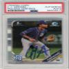 CJ Abrams 2019 Bowman Draft Chrome Refractor Autographed Card #BDC-85 - PSA/DNA view 1