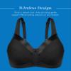Bestform Women's 5006715 Satin Trim Wireless Cotton Bra with Unlined Cups view 3