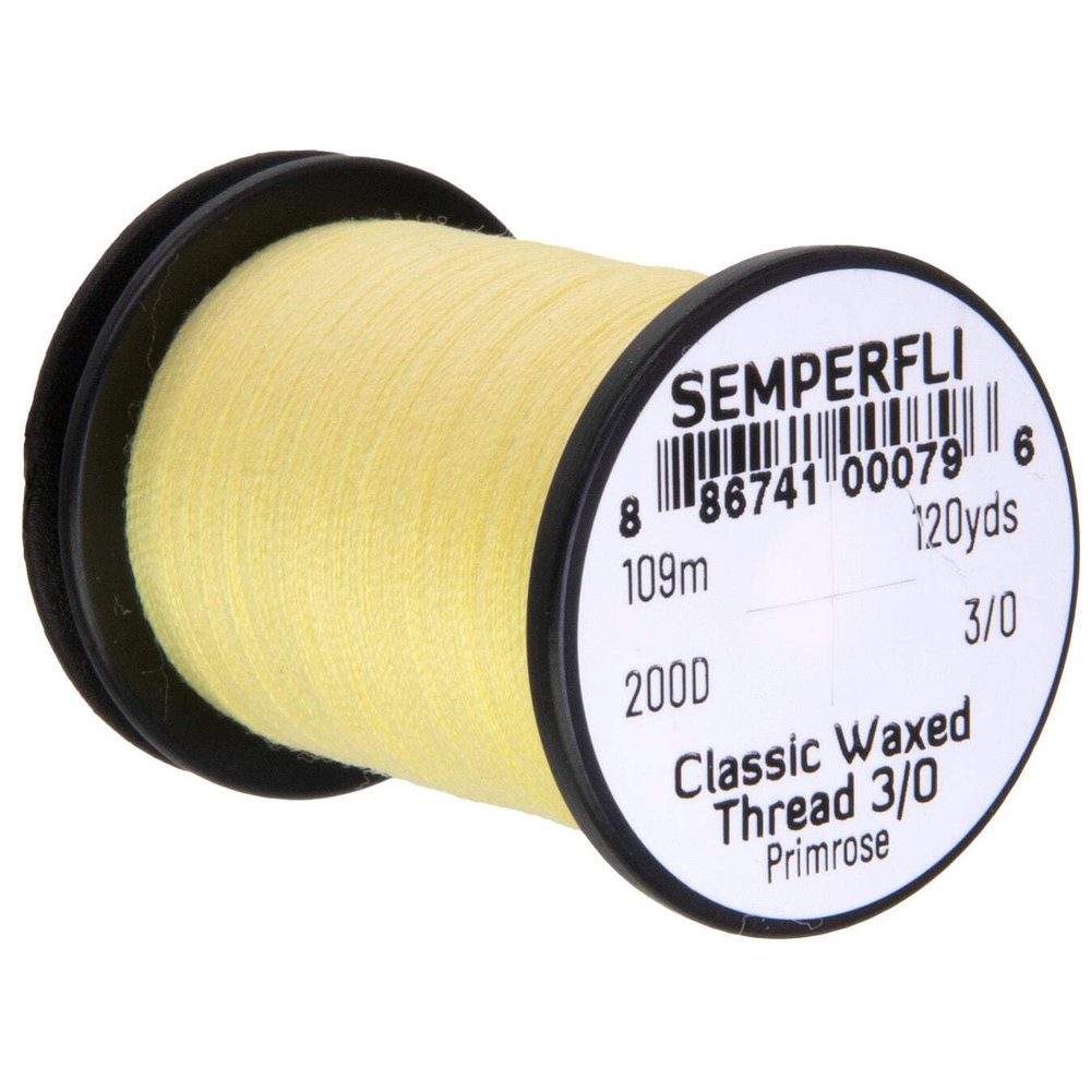 Semperfli Classic Waxed Thread 3/0 Primrose