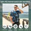 Kanu Surf Mens Swim Shirt with Short Sleeves  UPF 50+ Rash Guard for Men with Quick-Dry Fabric (Medium) view 2