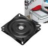 Acouto Seat Swivel Base Black Stainless Steel Nylon EDC Coating 6in Seat Swivel Base 360 Rotation EDC Coating Bar Stool Mount Plate for Boat Marine Yacht Home view 2