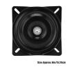 Acouto Seat Swivel Base Black Stainless Steel Nylon EDC Coating 6in Seat Swivel Base 360 Rotation EDC Coating Bar Stool Mount Plate for Boat Marine Yacht Home view 4