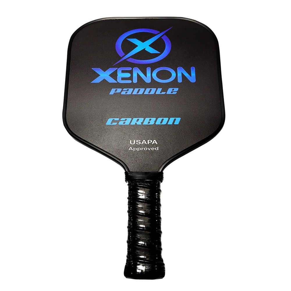 Carbon Pickleball Paddle by Xenon Paddle, USAPA Approved, Polypropylene Honeycomb Core with Fiberglass Face