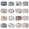 Framendino, 5 Pack Mini Trinket Coin Box Small Floral Containers with Lid for Jewelry Storage Case Tinplate (Random Color) view 1
