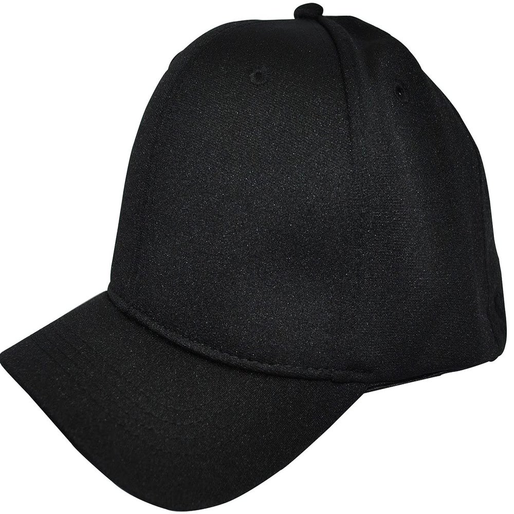 Smitty Official's Apparel Smitty 4 Stitch Flex Fit Umpire Hat (Large 7 5/8-8, Black)