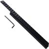 GOTICAL Extra Long 24 Slots 10.5"/ 260mm Dovetail Rail to 21mm Picatinny Weaver Rail Mount Dovetail to Picatinny Weaver Rail Adapter for Scope Mount Base Hunting  Black view 3