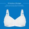 Bestform Women's 5006770 Comfortable Unlined Wireless Cotton Bra with Front Closure view 4
