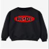 Absolute Cult ACDC Men's Red Circle Logo Sweatshirt, Black, Medium view 2