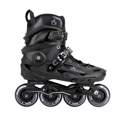 Awaken 4 Wheel Inline Skate Roller Blades (Black, 8)
