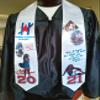 30in Graduation Stole Sash Sublimation blank stole for diy graduation view 2
