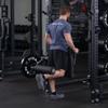 Titan Fitness Titan Series Rack Mounted Leg Curl and Extension Attachment, Fits Olympic Weight Plates, Rated 275 LB, Adjustable Padded Seat, Easy J-Hook Installation view 3
