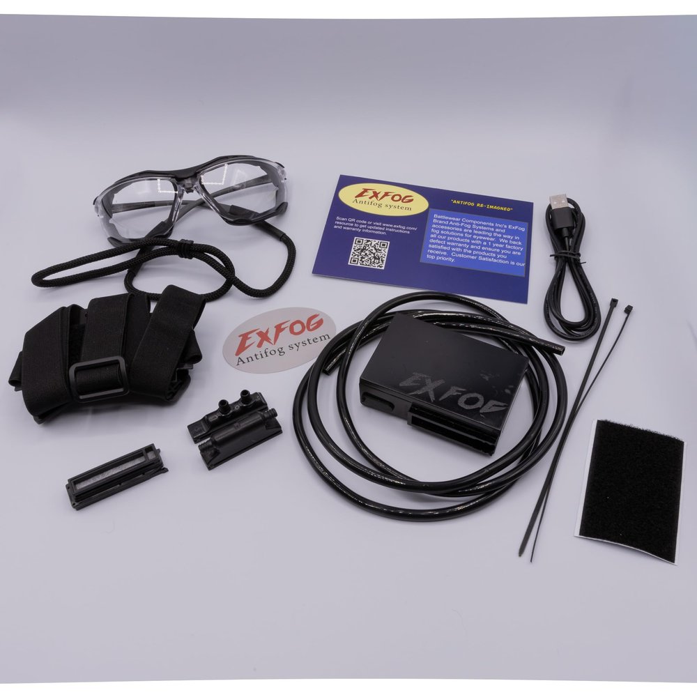 ExFog Industrial Workman's Kit LP for Industrial and Manufacturing, Long Run TIme, Variable Speed Control, Polycarbonate Body, includes Low Profile Safety Goggles