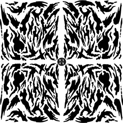 Black Sheep A & G British Armed Forces DPM (Pistol) Camouflage Stencil for Cerakote Gunkote Duracoat Avery Paint mask Sticky Back high Heat Yellow Vinyl