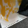 Black Sheep A & G British Armed Forces DPM (Pistol) Camouflage Stencil for Cerakote Gunkote Duracoat Avery Paint mask Sticky Back high Heat Yellow Vinyl view 3