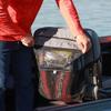 Fish Fighter Boat Seat Storage Bag | The Ultimate Boat Organizer | Boat Accessories and Boat Storage Bag | Fits Life Jackets, Phones, Belongings - Easy to Install with Buckle view 2