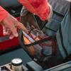 Fish Fighter Boat Seat Storage Bag | The Ultimate Boat Organizer | Boat Accessories and Boat Storage Bag | Fits Life Jackets, Phones, Belongings - Easy to Install with Buckle view 4