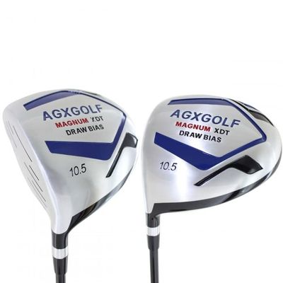 AGXGOLF Men's Right Hand Senior Flex Regular 45.5" Length 460cc Draw Bias 10.5 Degree Oversize Driver: Magnum 75g Graphite Shaft; USA Built