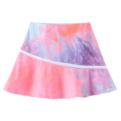 GRANDWISH Girls Sport Skort, Girls Athletic Performance Skort for Golf, Tennis, Running, Pink 4T