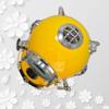 US Navy Scuba Divers Helmet, USA Mark V Marine Scuba Diving Marine Yellow Helmet Look Like Antique, Standard Diving Deep Sea Helmet view 3