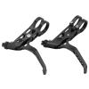 Mountain Bike Brake Levers, Lightweight Aluminum Alloy Durable Pair Brake Handles for Cyclists Trail Riding Commuting Off-Road Adventures(Black) view 1