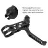 Mountain Bike Brake Levers, Lightweight Aluminum Alloy Durable Pair Brake Handles for Cyclists Trail Riding Commuting Off-Road Adventures(Black) view 3