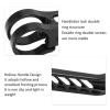 Mountain Bike Brake Levers, Lightweight Aluminum Alloy Durable Pair Brake Handles for Cyclists Trail Riding Commuting Off-Road Adventures(Black) view 4
