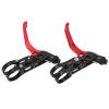 Mountain Bike Brake Levers, Aluminum Alloy Lightweight Durable, Bike Brake Handles 1 Pair for Mountain Bikers Trail Riders Commuters(red) view 1