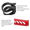 Mountain Bike Brake Levers, Aluminum Alloy Lightweight Durable, Bike Brake Handles 1 Pair for Mountain Bikers Trail Riders Commuters(red) view 4