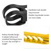 Brake Levers, Lightweight Aluminum Alloy Durable Design, Mountain Bike Brake Handles for Trail Riding, Off-Road Cycling, Daily Commuting(Gold) view 4