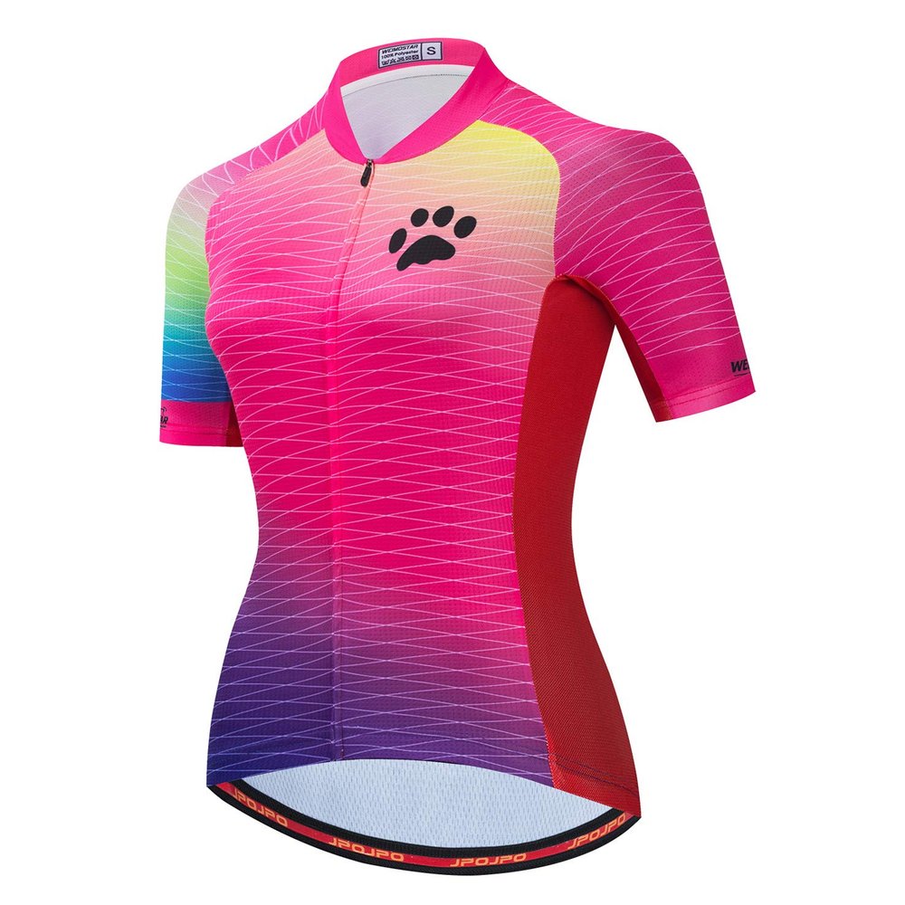 Cycling Jersey Women Bicycle Top Bike MTB Shirt PocketsTeam Mountain Road Clothing Summer Racing Riding Top Blue XL