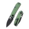 KUBEY Hyde KU2104C Pocket Knife for EDC, Small Folding Knife with 2.95-Inch 14C28N Sandvik Blade G10 Handle, Reversible Deep Pocket Clip Work for Men view 1