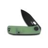 KUBEY Hyde KU2104C Pocket Knife for EDC, Small Folding Knife with 2.95-Inch 14C28N Sandvik Blade G10 Handle, Reversible Deep Pocket Clip Work for Men view 3