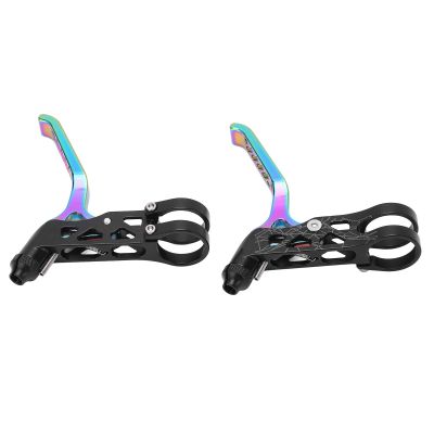 Dilwe Break Lever, 1Pair Brake Levers Aluminum Alloy Brake Handle for 3sixty Mountain Bike(Seven Colors)